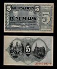 5 Mark  ---  Stadt  MÜHLHAUSEN  /  Thüringen  ---  1918  ---  N6