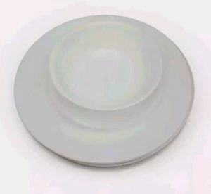 8 Pc Vintage Lot Of Corelle Solid White Dinner Plate, App Plate, And Bowl Set. - Picture 1 of 7