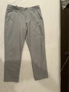 Under Armour Boys Gray Baseball Pants Adjustable Waist Youth Small / Retail $60 - Picture 1 of 3