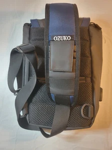 Ozuko Men Waterproof Crossbody Shoulder Messenger USB Charge Travel Chest Bag - Picture 1 of 4