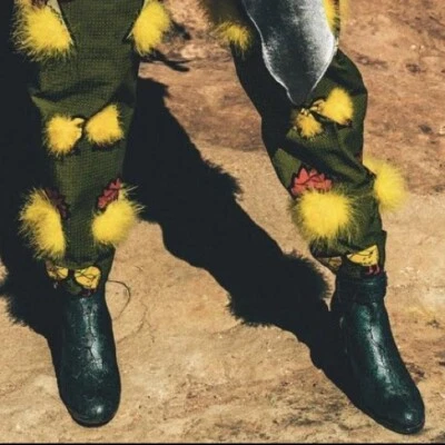 Custom Handmade Rare Snake Textured Blue Boots - Изображение 1 из 4