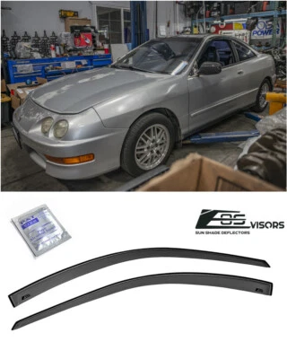 Para 94-01 Acura Integra DC2 2Drs | Protectores de lluvia Ventana lateral Viseras Deflectores. Foto 1 de 4
