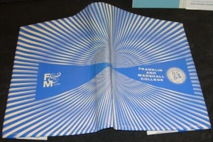 Vintage Franklin and Marshall College psychedelic book cover protector sleeve - Picture 1 of 2