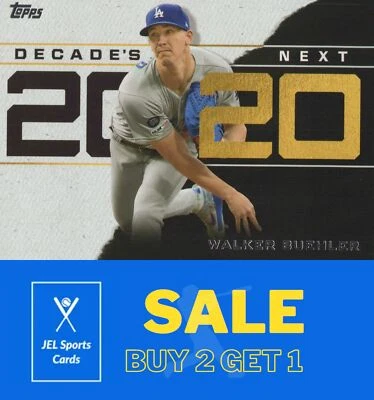 2020 Topps Decade's Next #DN-17 Walker Buehler - Image 1 of 2