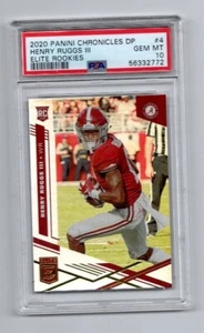 2020 Panini Chronicles DP Henry Ruggs III Elite Rookies Card #4 PSA 10 GEM MT - Bild 1 von 2