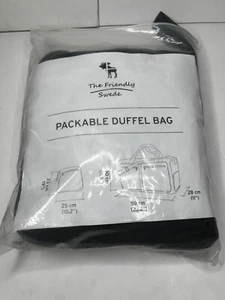 The Friendly Swede Packable Duffel Bag With Lock open pckg - Picture 1 of 7
