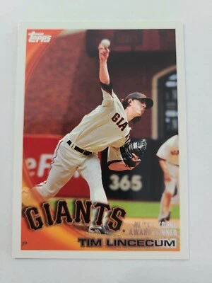 2010 Topps Baseball Card Tim Lincecum 9  - Image 1 of 3