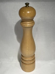 Peugeot France 12" Wooden Salt Mill Grinder Made in France - Picture 1 of 4
