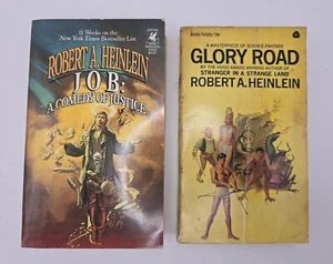 Lot of 2 Trade PBs by Robert A. Heinlein: Glory Road 1969 & Job 1984 - Picture 1 of 10