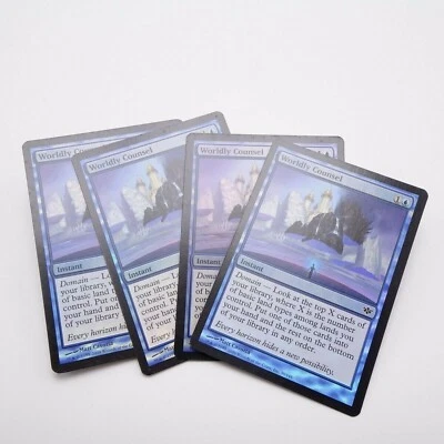 Worldly Counsel Foil x4  Conflux Common NM - Image 1 of 2