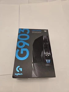 Logitech G903 LIGHTSPEED RGB HERO Optical Wireless Gaming Mouse Black 910-005670 - Picture 1 of 10