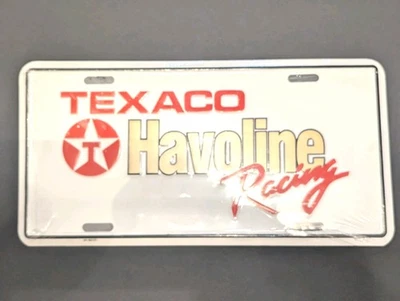 老式1990年代初德士古赛车密封车牌 — 第 1/2 张图片