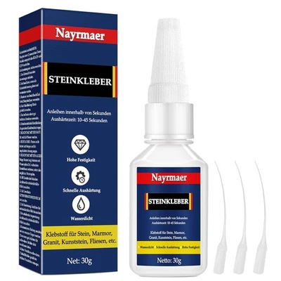 Steinkleber, 30g Klare Wasserdichte Marmor Kleber Zwischen Stein und Anderen - Bild 1 von 4