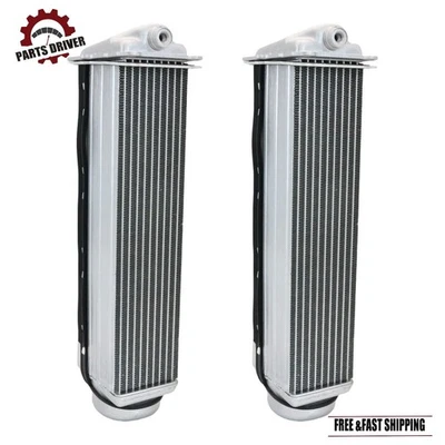 For Audi A4 A7 A8 S4 S5 Q5 Q7 SQ5 2.0L 3.0L 2010-17 Intercooler 2Pcs 06E145621E - Image 1 of 4