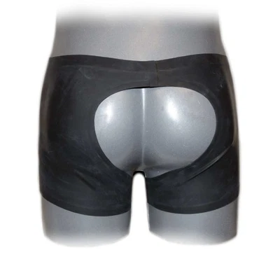 Latex Shorts mit Reißverschluss 0,4 mm Back open (XL) - Bild 1 von 4