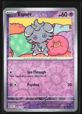Espurr 084/191 SV08: Surging Sparks Reverse Holo - Image 1 of 2