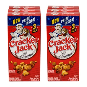 Cracker Jack Cacahuetes Caramelizados y Palomitas de Maíz 3ct. Packs (pack de 2) - Imagen 1 de 1