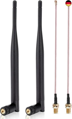 Nelawya 2X 868MHz LoRa Antenne Omni-Directional 3dbi Gain SMA Male LoraWan