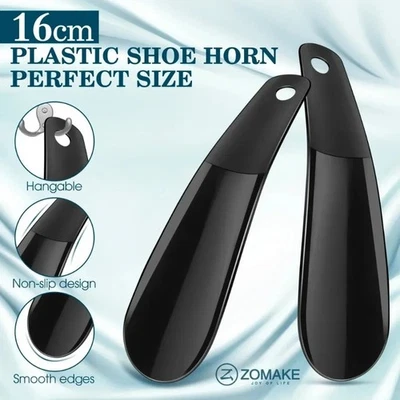 16/20CM Portable Mini Professional Shoe Horn Durable Plastic Spoon Shaped childr - image 1 of 4