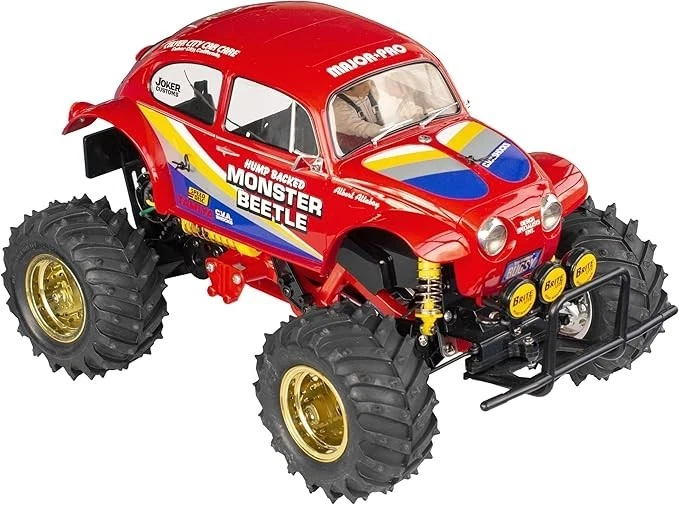 58618 Tamiya Monster Beetle Brushed 1 10 Automodello elettrica Monstertruck Traz