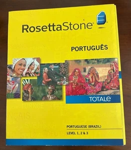 Rosetta Stone Portuguese Brazil Level 1, 2, 3 Set New In Box - Picture 1 of 4