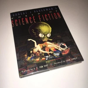 Libro World of Science Fiction FIRMADO 6X Ackerman Bradbury Harryhausen Karloff - Imagen 1 de 21