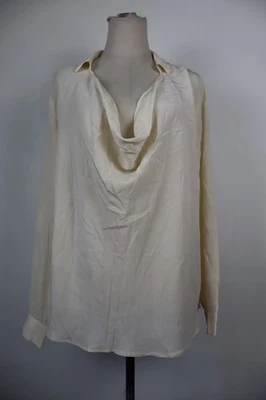 Max&Co Chemise Femme Coton Tg. 46 Chemise Blouse Casual Vintage Soie - Photo 1/4