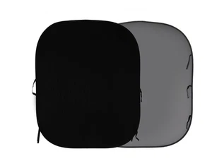 Einfach zusammenlegbar 1,8 x 2,15m Schwarz/Mittelgrau|Lastolite by Manfrotto - Bild 1 von 3