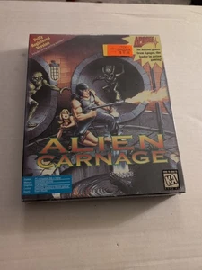 Alien Carnage - MS-DOS 1993 Complete In Box by Apogee Software NEW SEALED RARE - Picture 1 of 8
