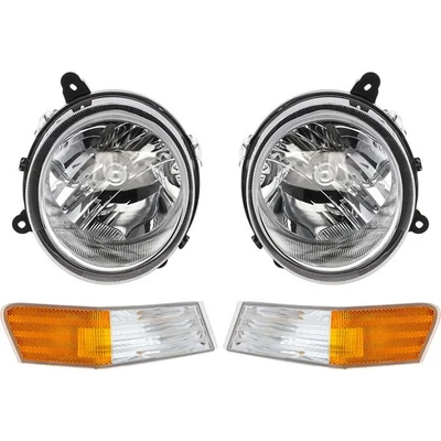 Headlight Lamp  Left-and-Right Left & Right for Jeep Patriot 2007-2017 Foto 1 de 4