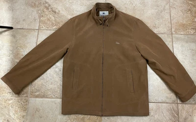 Abrigo Chaqueta Burberrys Gamuza Cuero Marrón Vintage Para Hombre Grande Foto 1 de 4