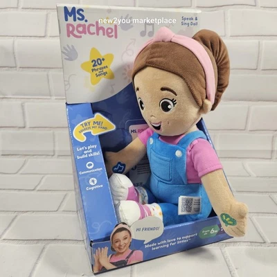 Muñeca interactiva oficial Speak & Sing de 16 pulgadas Ms Rachel nueva Foto 1 de 4