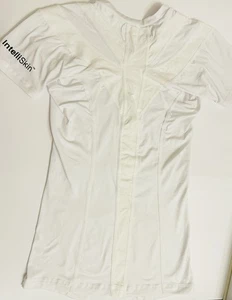 Intelliskin Women Posture Shirt Sz Page White Great Condition Nylon - Picture 1 of 3
