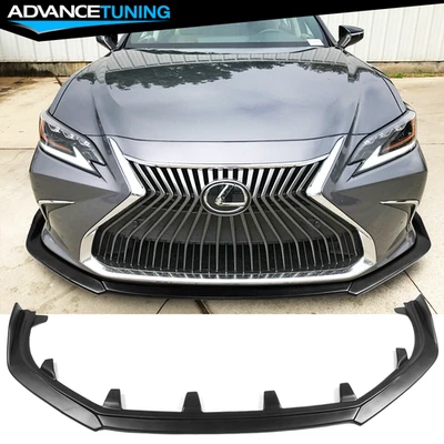 Fits 19-25 Lexus ES350 ES300h IKON Style Front Bumper Lip Spoiler Splitter - PP Foto 1 de 4