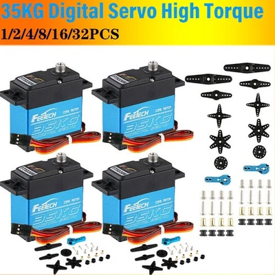 1-32PCS 35KG 180° Metal Gear Digital Servo HIGH TORQUE & SPEED RC Car Boot Servo - Image 1 of 4