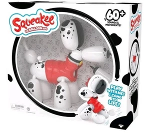 SQUEAKEE El Globo Perro Dálmata Manchado Mascota Interactiva 60+ Acciones Nuevo Juguete 5+ - Imagen 1 de 9