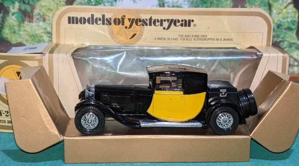 Matchbox  Models of  Yesteryear  Y-24  Bugatti   T  44   1928 - Bild 1 von 1