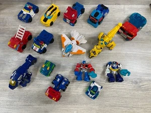 Playskool Heroes Transformers Rescue Bots Action Figures Large Lot - Picture 1 of 7