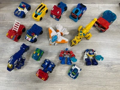 Playskool Heroes Transformers Rescue Bots Action Figures Large Lot - Image 1 of 4