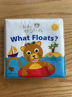 Baby Einstein What Floats Bath Book 2003 By Julie Aigner-Clark RARE HTF Foto 1 de 4