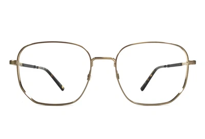 Randy Jackson Eyeglasses Frames 1104 ZYLOWARE 057 Gold Brown Wire Rim 54-18-145 - Image 1 of 4