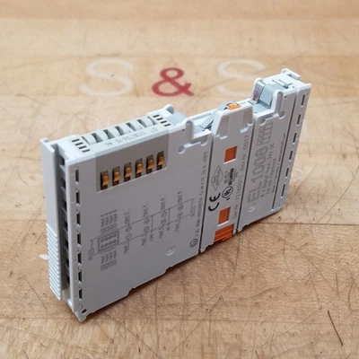 BeckHoff EL1008 EtherCat terminal, 8 Channels, 24 Vdc, 3.0Ms Filter Time - USED - Image 1 of 4