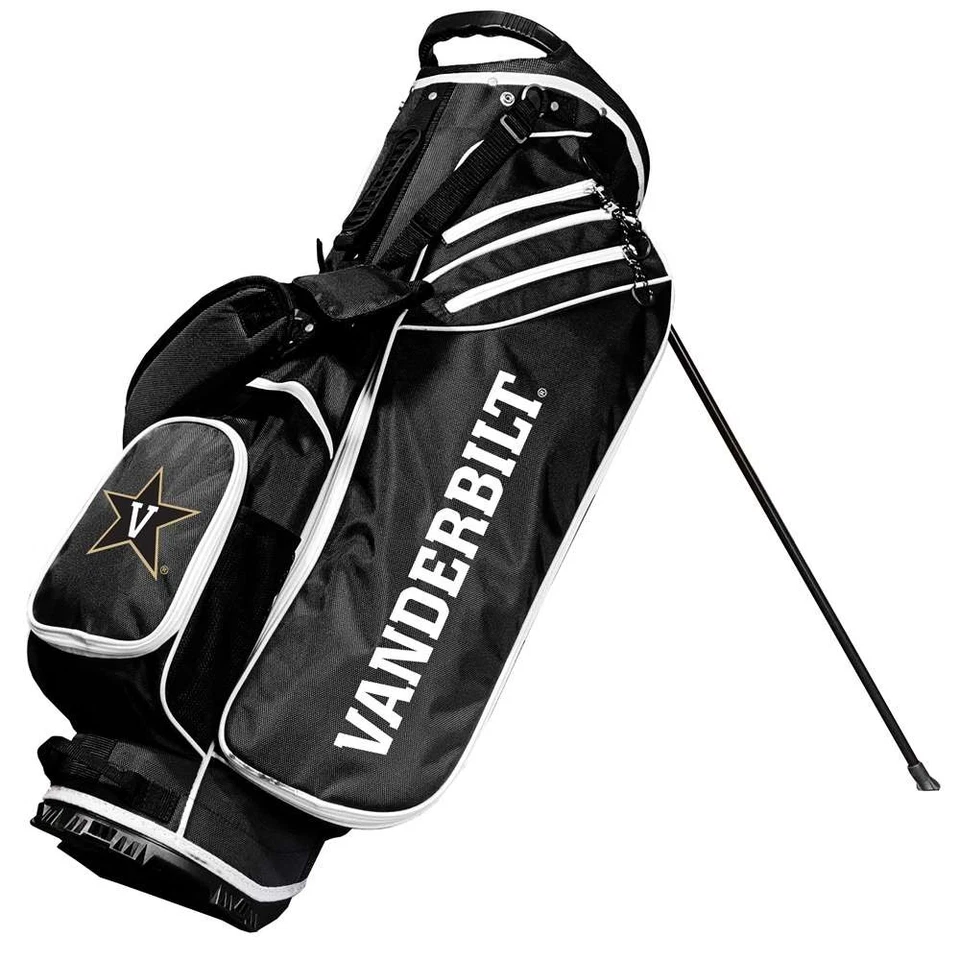 Bolsa de golf Vanderbuilt Commodores Birdie Stand negra Foto 1 de 1