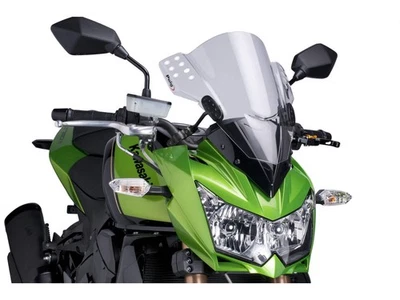Puig Rafale Screen Windshield Windscreen Light Smoke for Kawasaki Z750 R (11-12) — 第 1/4 张图片