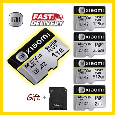 1TB 512GB 256GB Micro TF SD Card U3 A2 Flash Memory Card for Phone Camera PC - Image 1 of 4