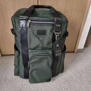 Tumi LeJune 2 Way Backpack Tote 22380SPH Ballistic Nylon GreenOrange Alpha Bravo - Picture 1 of 18
