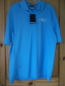 Nike Golf NWT Light Blue Short Sleeve Dri-fit Polo, Mens M - Picture 1 of 8