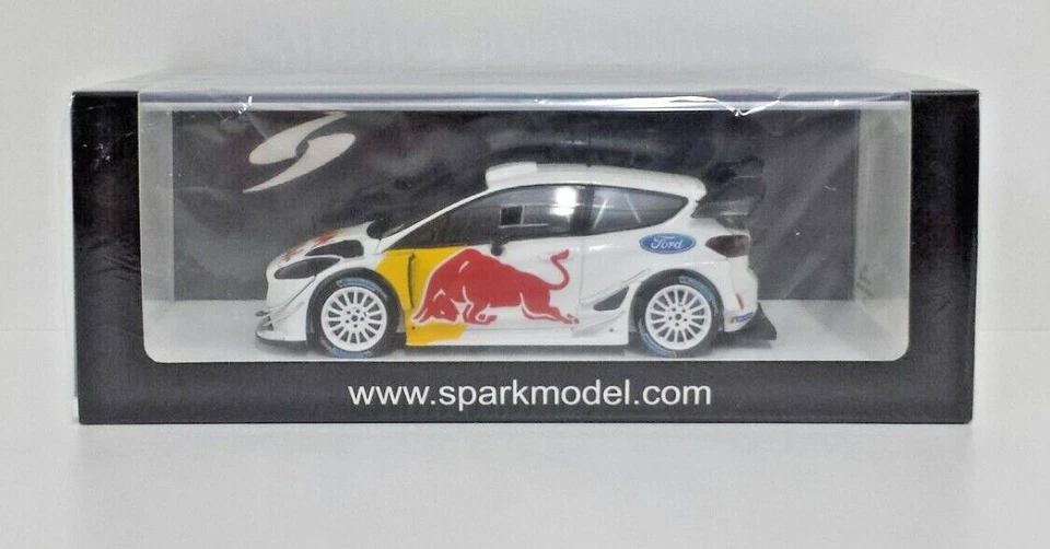 1 43 Spark Ford England Fiesta Wrc #0 Rally Test Car 2018 White Red Yellow S5172