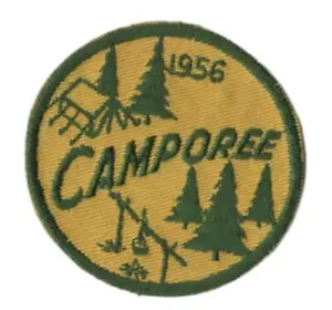 1956 Camporee BSA Patch  GN Bdr. [VA-3449] - Picture 1 of 1