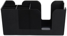 American Metalcraft Bar6 Plastic Bar Organizer, Black